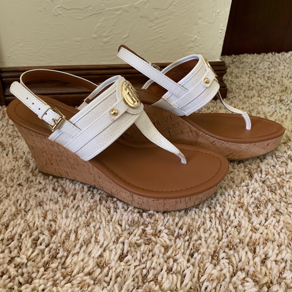 Tommy Hilfiger Cork Wedges